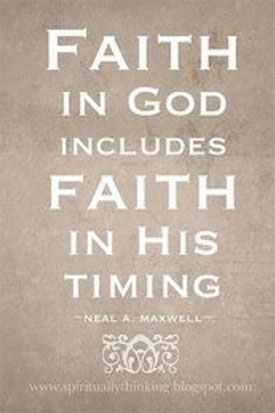 Segala sesuatu akan menjadi jelas sesuai iman dan waktu Tuhan