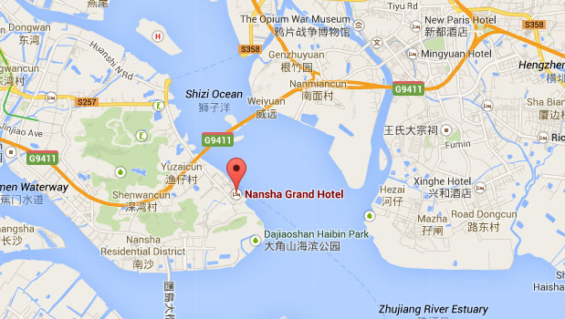 Peta lokasi Nansha Grand Hotel