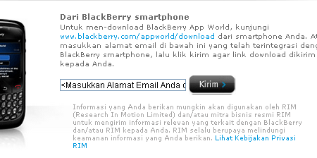 Cara sukses download blackberry app world