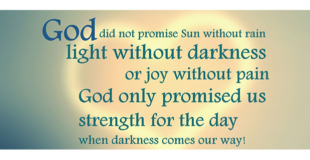 Tuhan itu setia dengan janji-janjinya