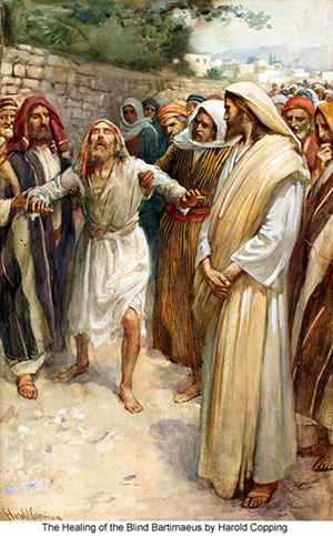 Yesus menyembuhkan Bartimeus