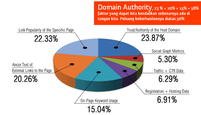Faktor domain authority dalam search engine