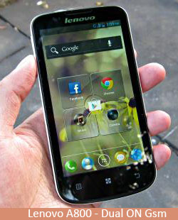 Spesifikasi android lenovo a800 dual on GSM